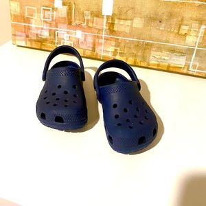 Navy Crocs